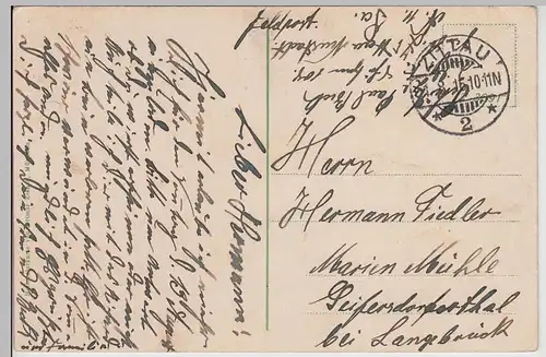 (115726) AK Zittau, Crematorium 1915