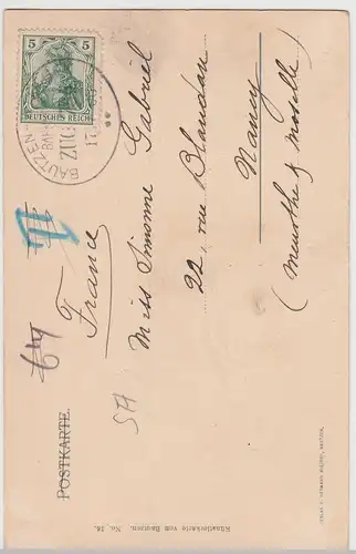 (115601) AK Bautzen, Nicolairuine 1906