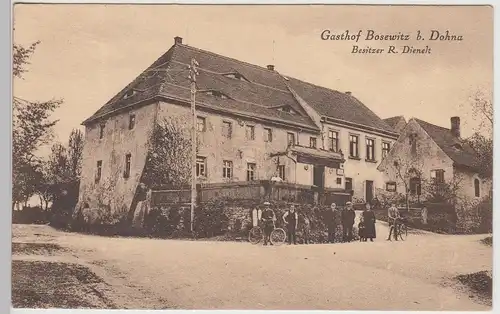 (115038) AK Bosewitz, Dohna, Gasthof 1937