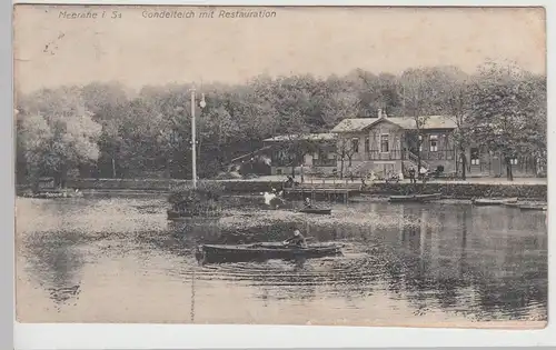 (114978) AK Meerane, Sachsen, Gondelteich, Restaurant 1911