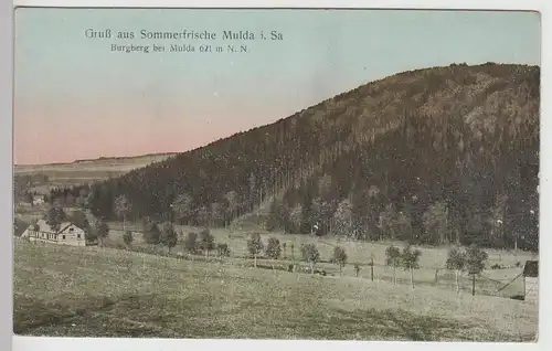 (114825) AK Mulda i.Sa., Burgberg 1919