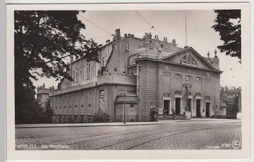 (114575) Foto AK Görlitz, Sachsen, Stadthalle, ab 1950