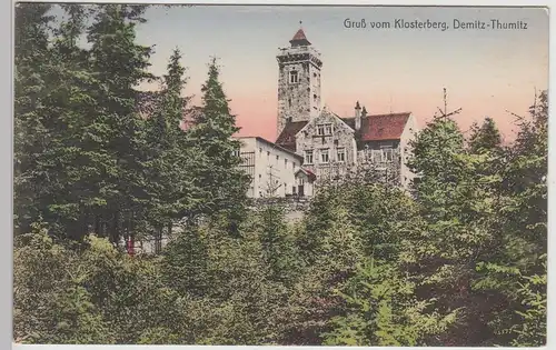 (114037) AK Gruß vom Klosterberg, Demitz Thumitz 1931