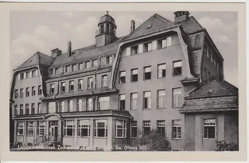 (113717) AK Zschadraß, Colditz, Landesheilstätten, Haus 20, 1953