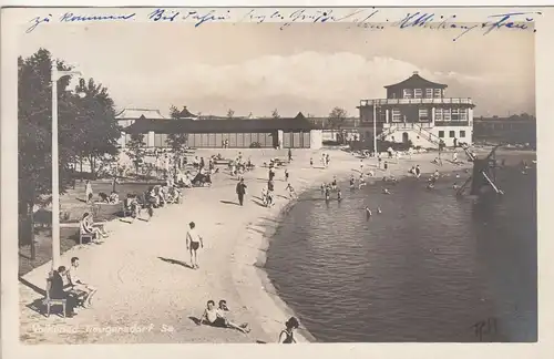 (113177) Foto AK Volksbad Neugersdorf, Sachsen, Ebersbach Neugersdorf 1927