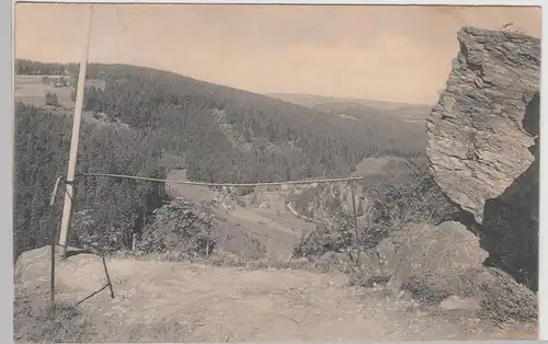 (113123) AK Zöblitz, Blick vom Vogeltoffelfelsen, 1910er