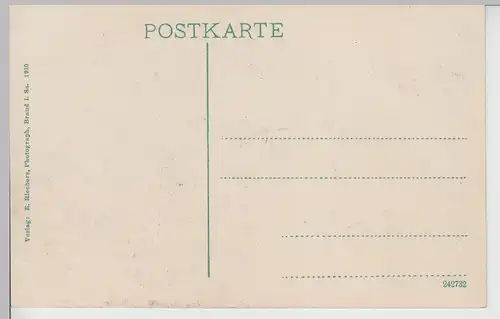 (112613) AK Erbisdorf, Panorama, Blick nach Brand, um 1910