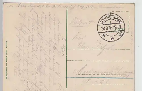 (112332) AK Crimmitschau, Johanniskirche, Feldpost 1915
