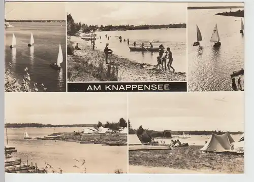 (112298) Foto AK Knappensee, Lohsa, Mehrbildkarte 1971