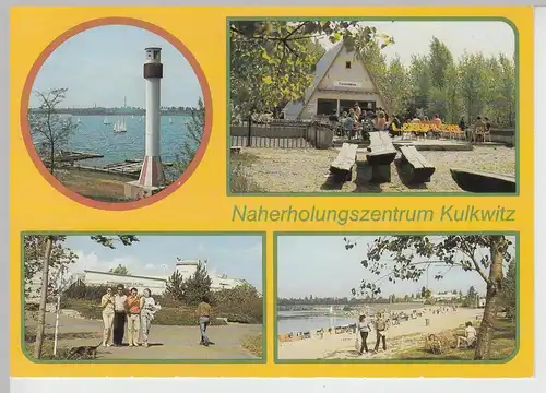 (112271) AK Kulkwitz, Markranstädt, Fischimbiss, Strand, See, Gaststätte 1990