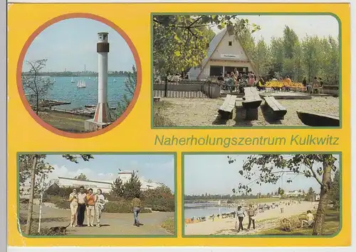 (112238) AK Kulkwitz, Markranstädt, Fischimbiss, Strand, See, Gaststätte 1990