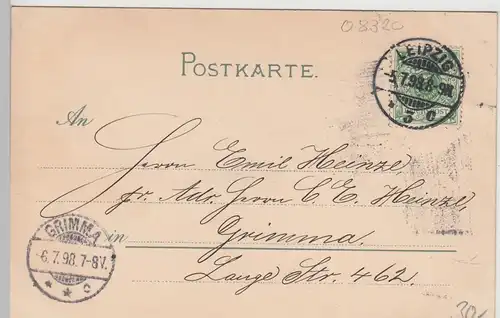 (112159) Künstler AK Adolf Nöther, Aus der Sächsischen Schweiz, Gehöft 1898