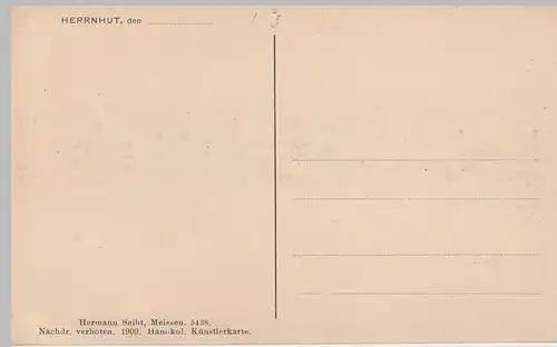 (111912) AK Herrnhut, Bethaus 1911