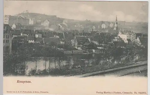(111758) AK Lunzenau, Panorama, bis um 1905