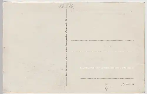 (111740) AK Gruß vom Bieleboh, Oberlausitz, Oberoppach, Eichen, Oppach, vor 1945