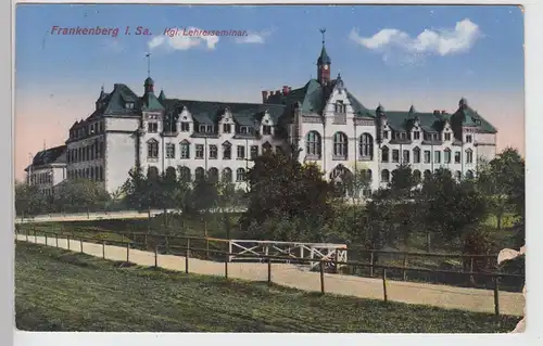 (111739) AK Frankenberg, Sachsen, Königl. Lehrerseminar 1917