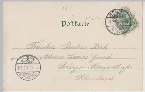 (111711) AK Görlitz, Blockhausplateau, Prinz Friedrich Carl Denkmal 1903