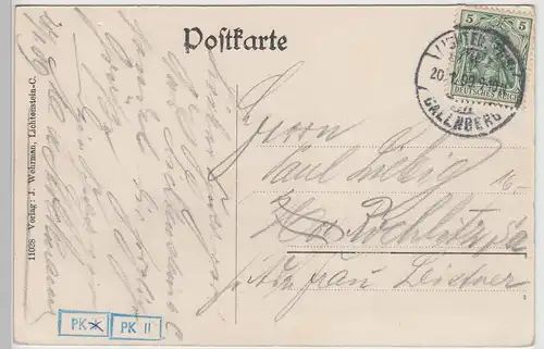 (111550) AK Callnberg, Lichtenstein, Lehrerinnen Seminar 1909