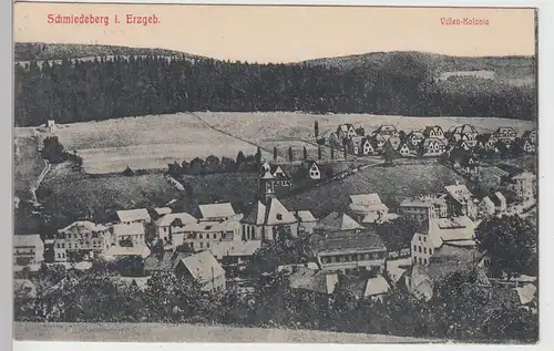 (111507) AK Schmiedeberg, Erzgebirge, Villen Kolonie 1910er