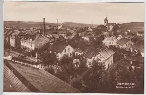 (110881) Foto AK Eppendorf i.Sa., Gesamtansicht, 1929