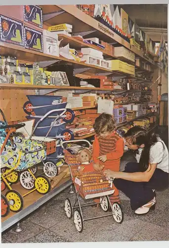 (110769) AK Reichenbach i.V., Spielwarenabteilung im Kinderkaufhaus 1976