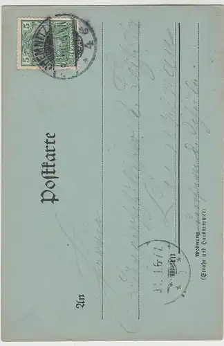 (110709) AK Glauchau, Schloss Hinterglauchau 1901