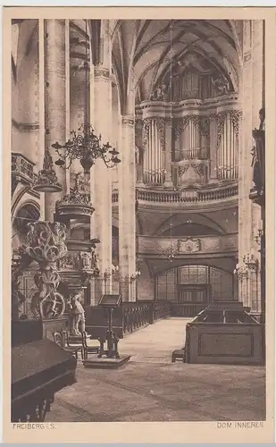 (110437) AK Freiberg, Inneres des Doms, 1922