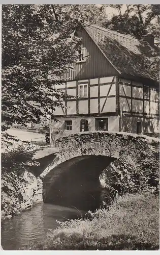 (110398) Foto AK Seifersdorf bei Radeberg, Grundmühle 1958