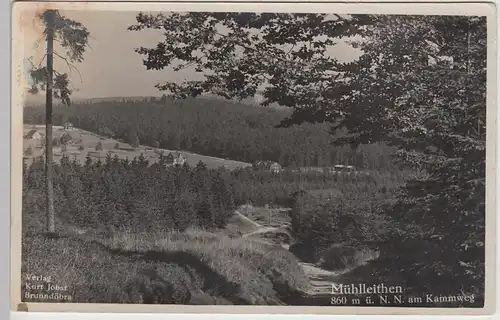(110027) Foto AK Mühlleithen, Klingenthal, Kammweg 1937