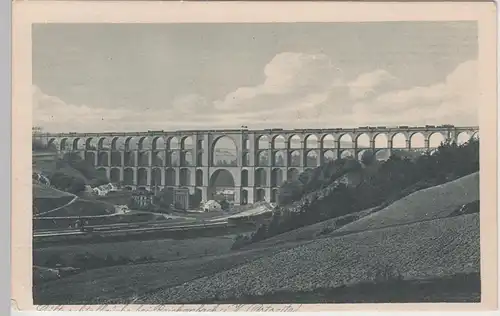 (109910) AK Göltzschtalbrücke, Vogtland, Reichenbach, Netzschkau 1922