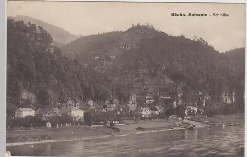 (109892) AK Sächsische Schweiz, Schmilka, Panorama 1926