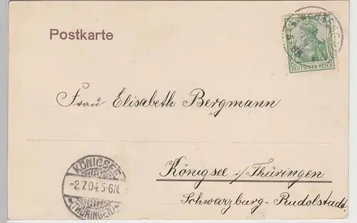 (109832) AK Wernesgrün, Vogtland, Panorama 1904