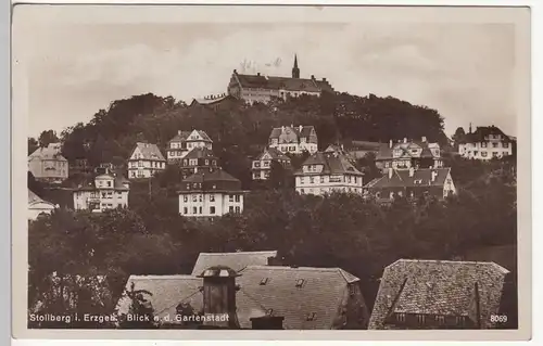 (109511) Foto AK Stollberg, Erzgebirge, Gartenstadt, Hoheneck, vor 1945