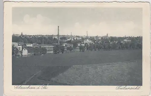 (108376) AK Glauchau, Sachsen, Panorama, Festpostkarte, Heimatfest, Fest der Web