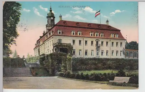 (108338) AK Schloss Lichtenwalde, Niederwiesa 1912