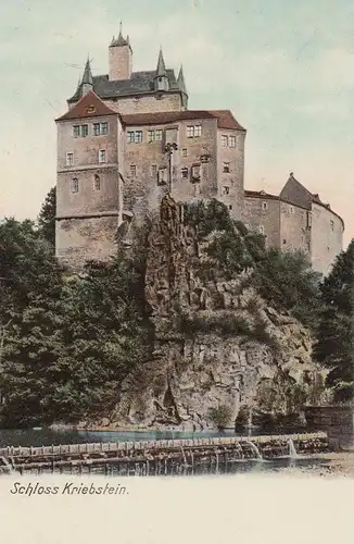 (108160) AK Schloss Kriebstein i.Sa., 1906