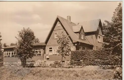 (107943) Foto AK Leubnitz, Werdau, Jägerhaus 1964