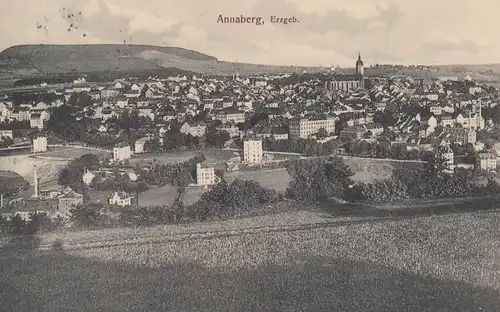 (107921) AK Annaberg, Erzgebirge, Panorama 1910