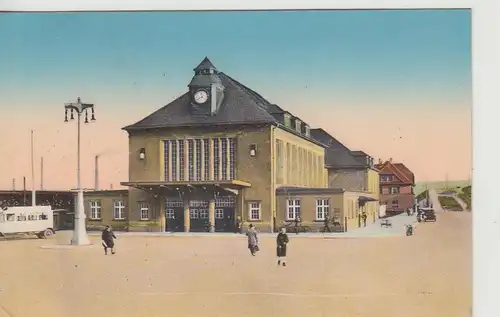 (107865) AK Glauchau, Sachsen, Bahnhof, vor 1945