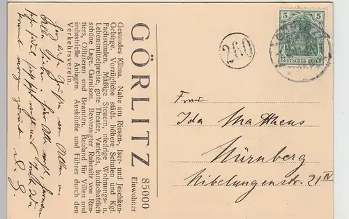 (107697) AK Görlitz, Viaduct u. Laufsteg, 1911
