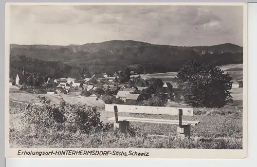 (107693) Foto AK Sächsische Schweiz, Hinterhermsdorf, 1961