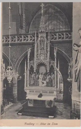 (106790) AK Freiberg i.Sa., Altar im Dom, 1910/20er