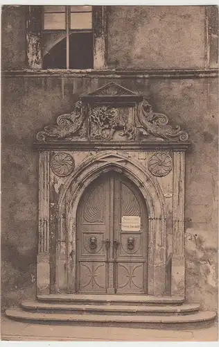 (106756) AK Pirna, Portal am Rathaus 1911