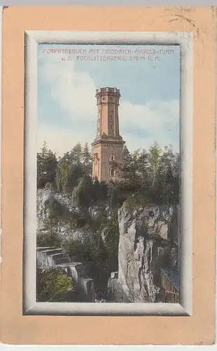 (106746) AK Rochlitz, Rochlitzer Berg, Porphyrbruch m. Friedrich-August-Turm 191