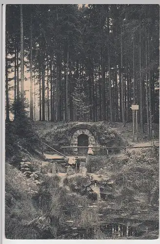 (106734) AK Warnsdorfer Quelle im Grillenburger Wald, 1915