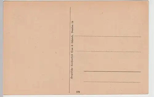 (106604) AK Sächsische Schweiz, Kuhstall, 1920er