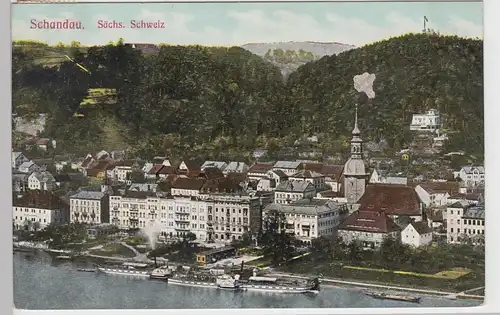 (106601) AK Sächsische Schweiz, Schandau, 1908