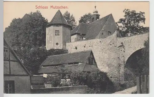 (106435) AK Schloss Mutzschen, 1910er