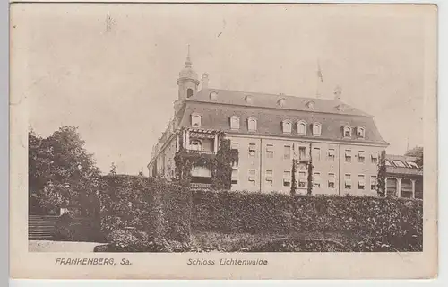 (106427) AK Frankenberg i.Sa., Schloss Lichtenwalde, 1916