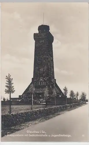 (105983) Foto AK Glauchau, Sachsen, Bismarckturm 1928